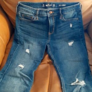 Hollister mid rise super skinny jeans